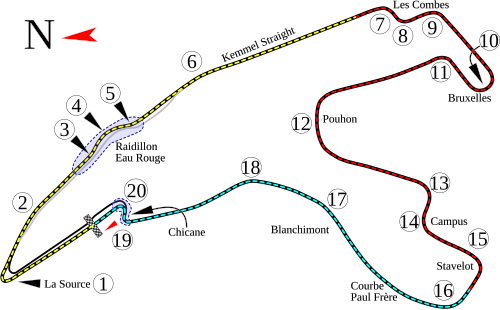 Spa-Francorchamps circuit